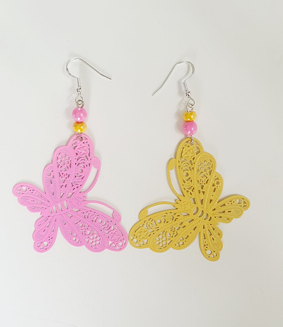 Miniature : Boucles Papillons Pastel