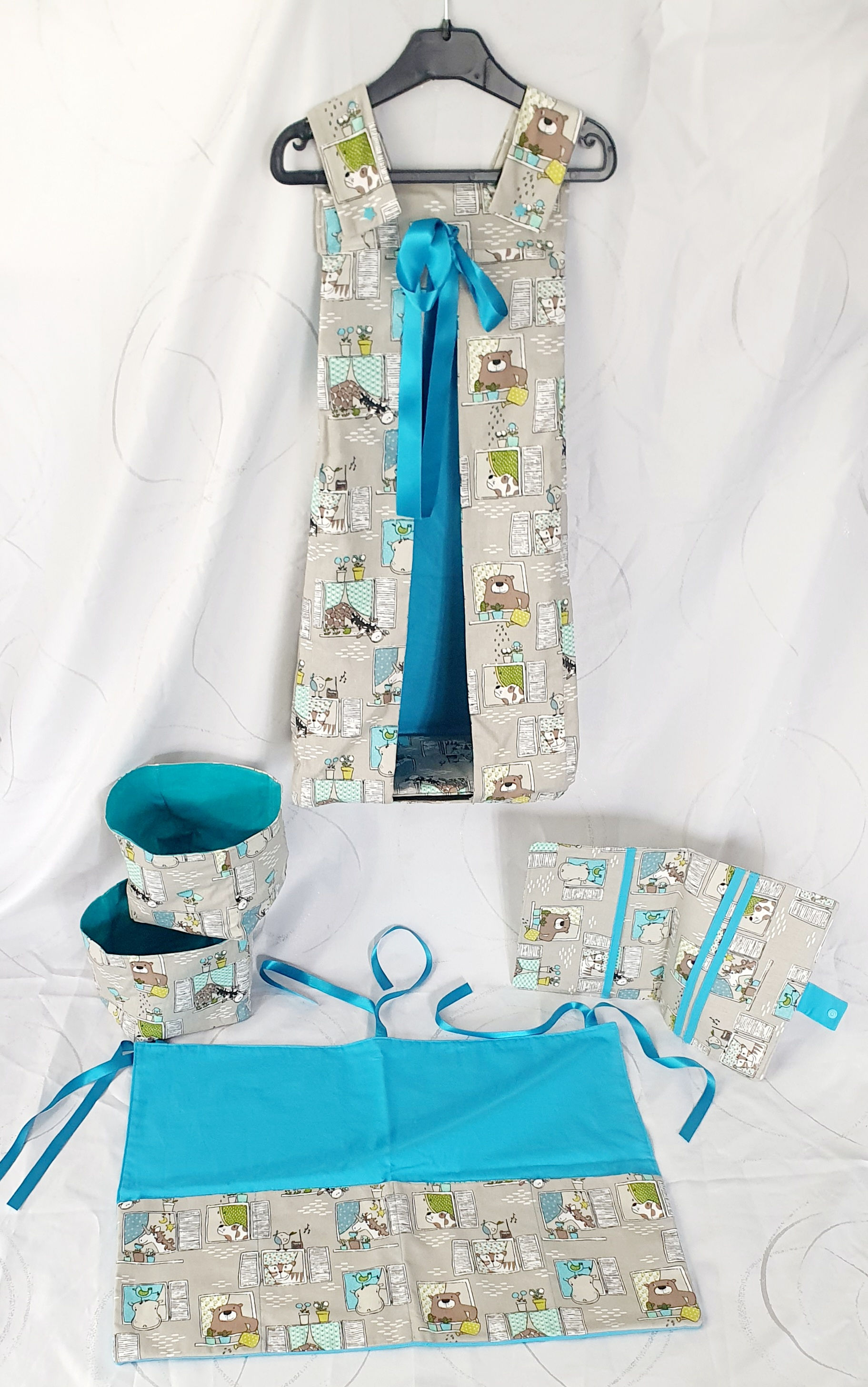 Collection Bébé Animaux Ensemble Chambre Bébé 5 pièces