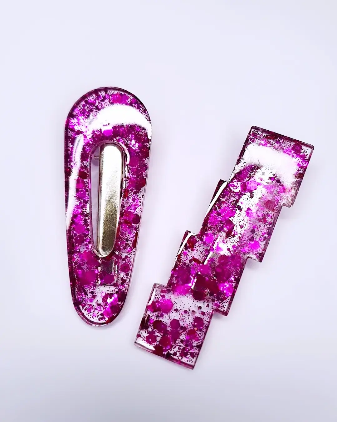 Lot de 2 Pinces à Cheveux Fait Main