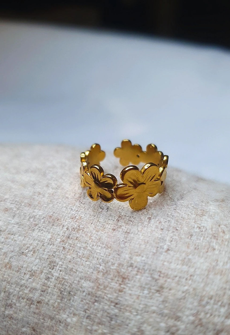 Miniature : Bague "Julya" acier inoxydable