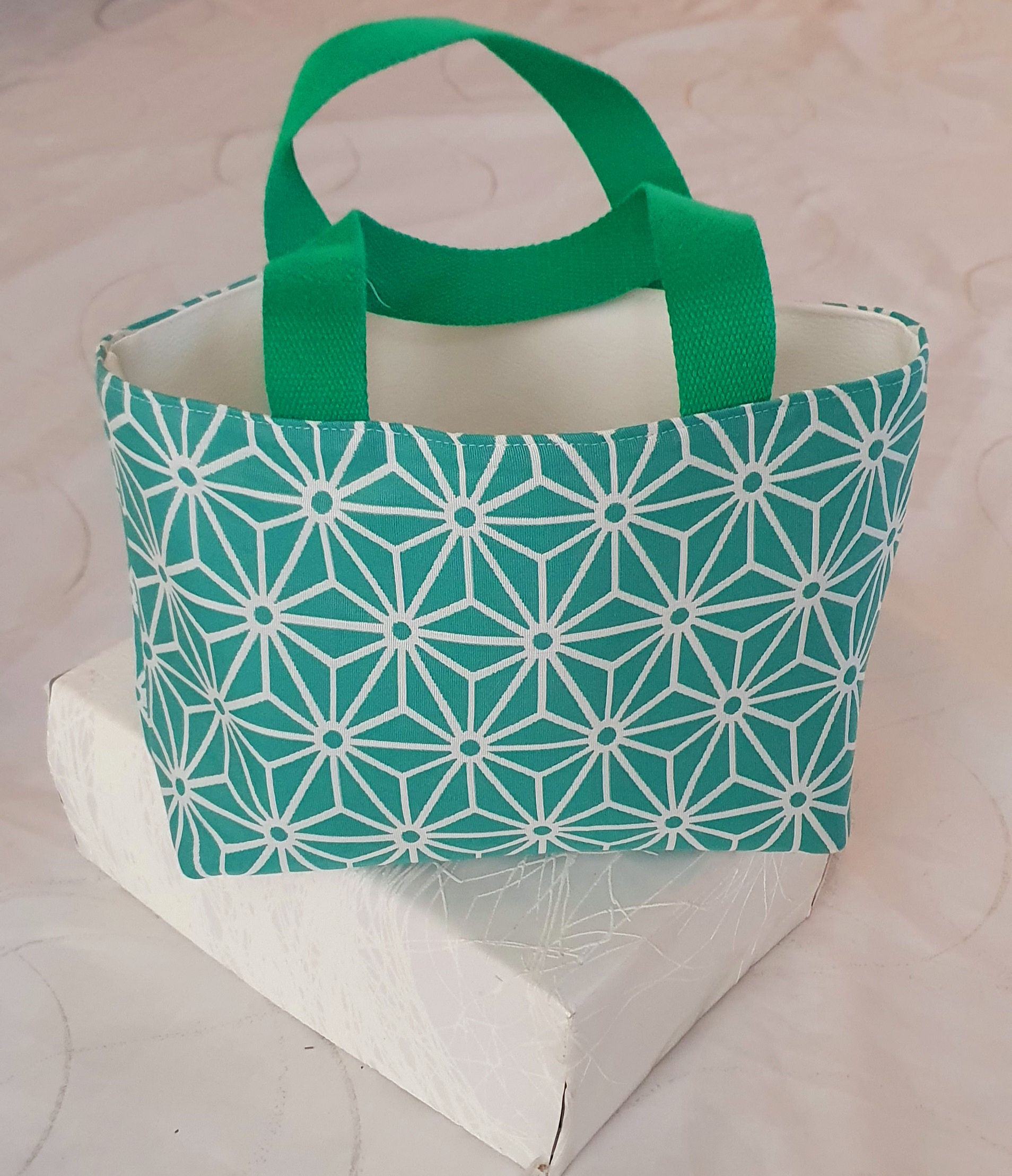 Sac Motifs Géométriques Vert