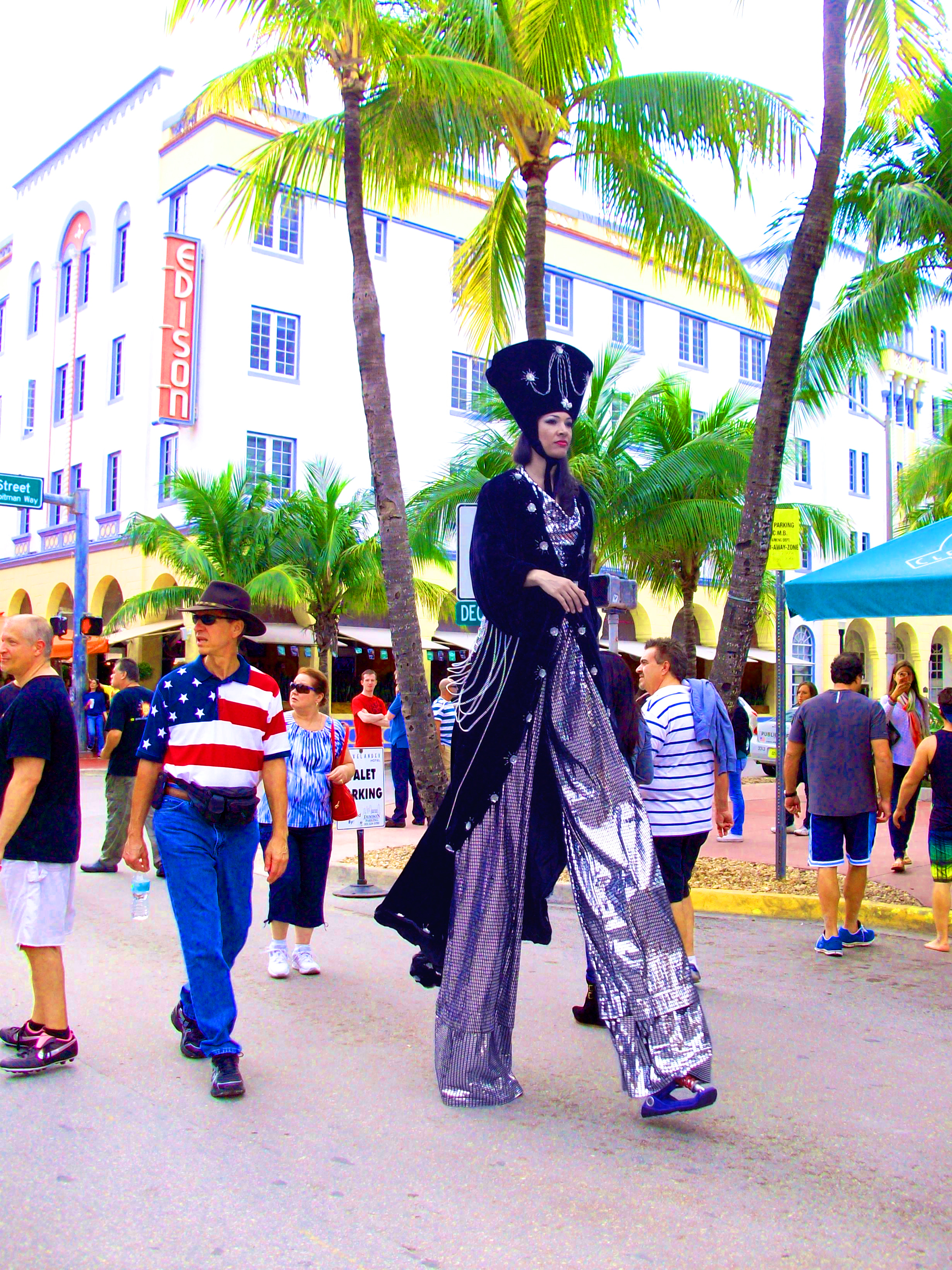 tree stilt walkers