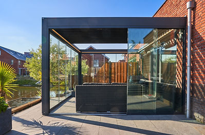 Outdoor veranda