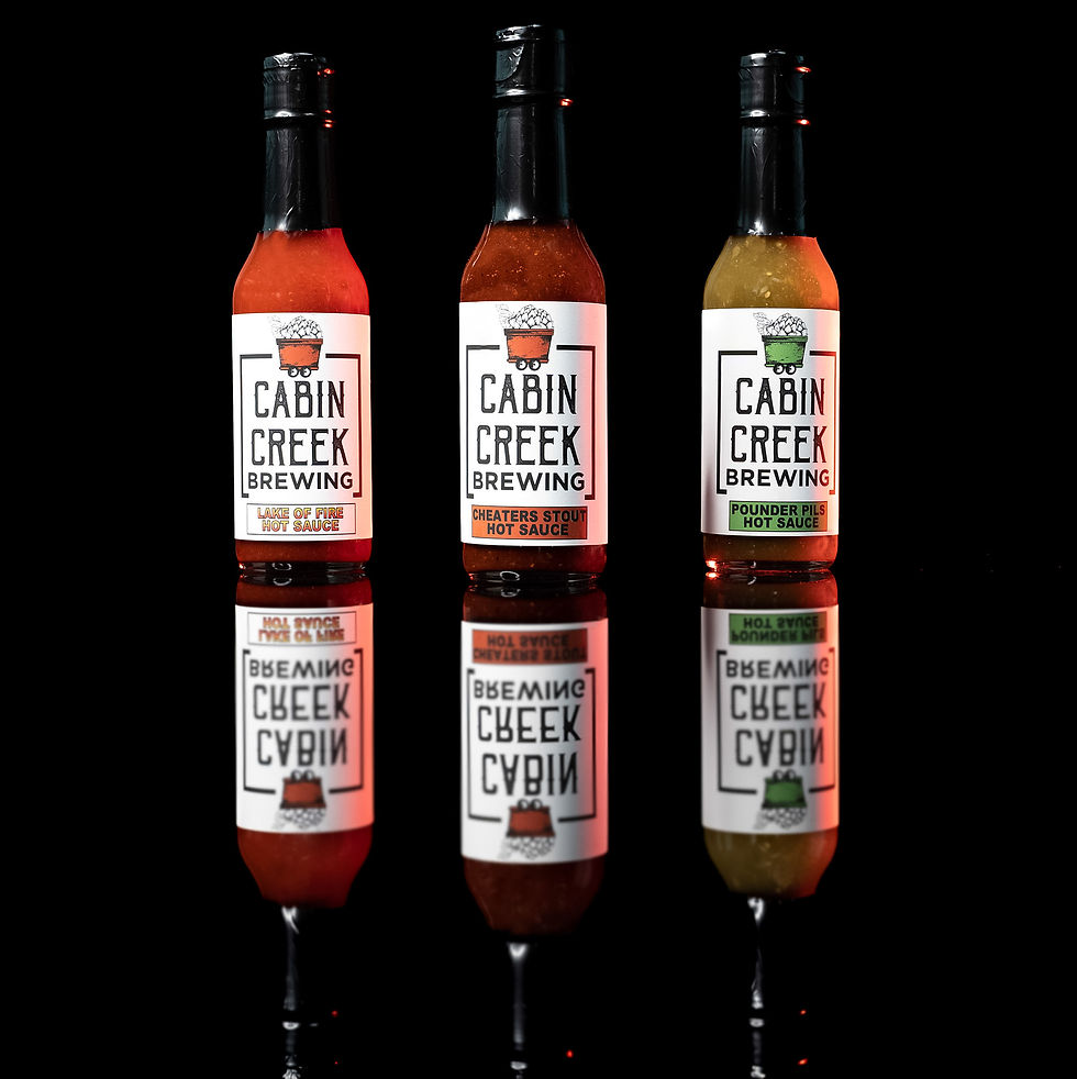 Thumbnail: Cabin Beer Infused Hot Sauces - Trio