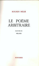 livre le poème arbitraire