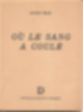 livre Où le sang a coulé