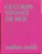 couverture livre rose ce corps vivant de moi