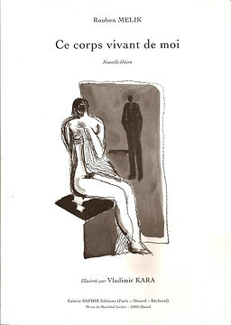 livre ce Corps vivant de moi avec dessin femme nue