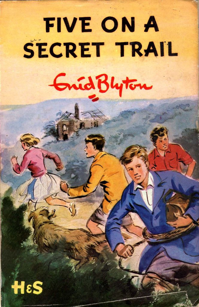 The Famous Five Book "Five on a secret trail" by Enid Blyton