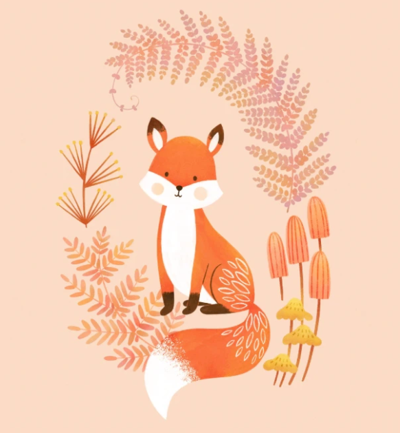 CLG-TA- Woodland critters fox-P2257-5.png