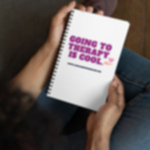 GOING TO THERAPY IS COOL-spiral notebook