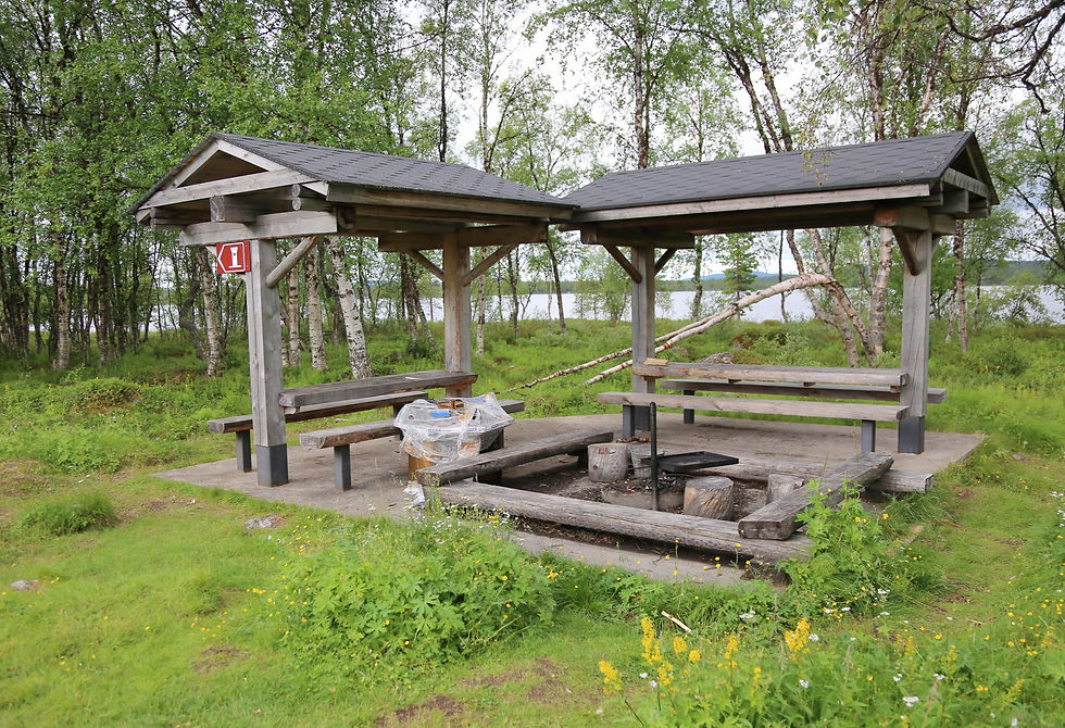Pielpajärven erämaakirkon nuotiopaikka