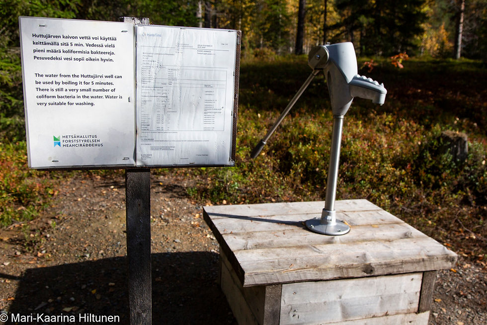 Kaivo Huttujärvellä
