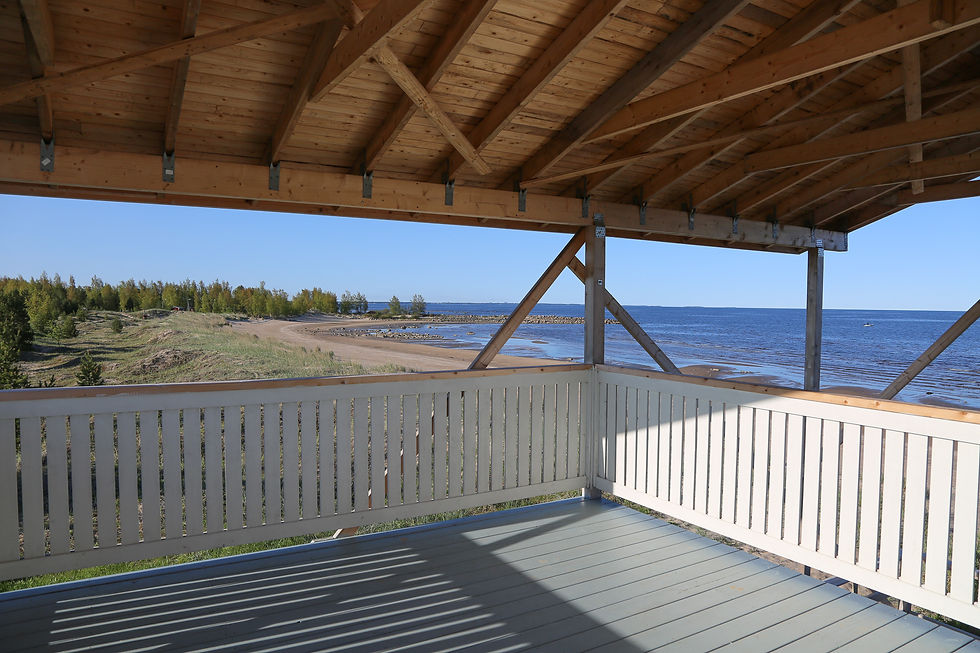 Näkymää Tauvon näkötornista Siikajoella