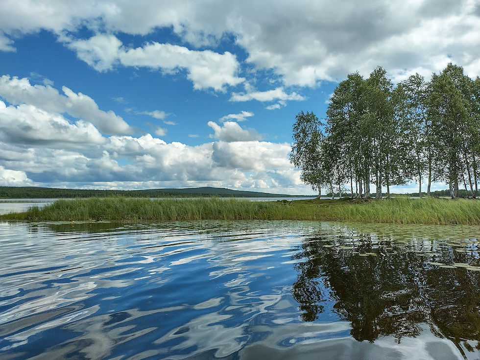 Vaattojoki lähtee Vaattojärvestä