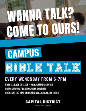 Campus Bible Talk Flyer
