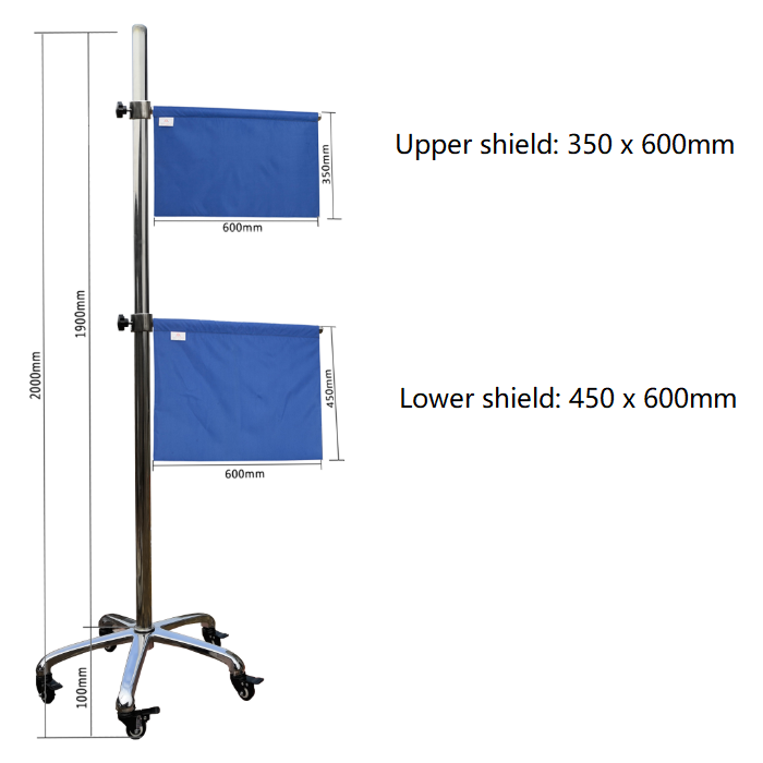 Mobile Shielding Single Stand