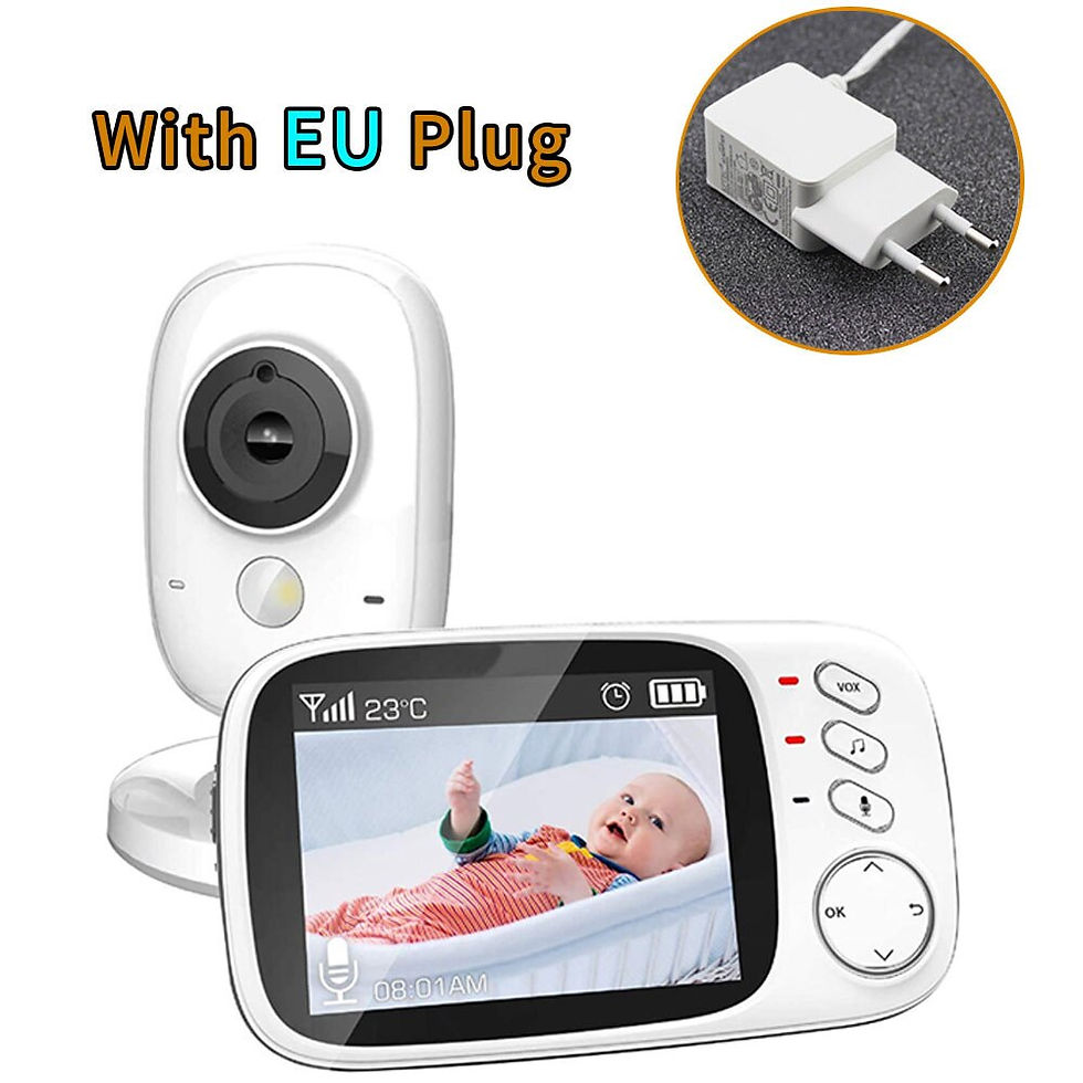 Thumbnail: 3.2 inch Wireless Video Color Baby Monitor High Resolution Baby Nanny Security 