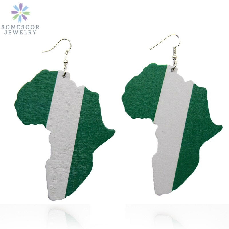 Thumbnail: SOMESOOR United African Map Women Jewelry Design Afrocentric Ethnic Ghana Niger