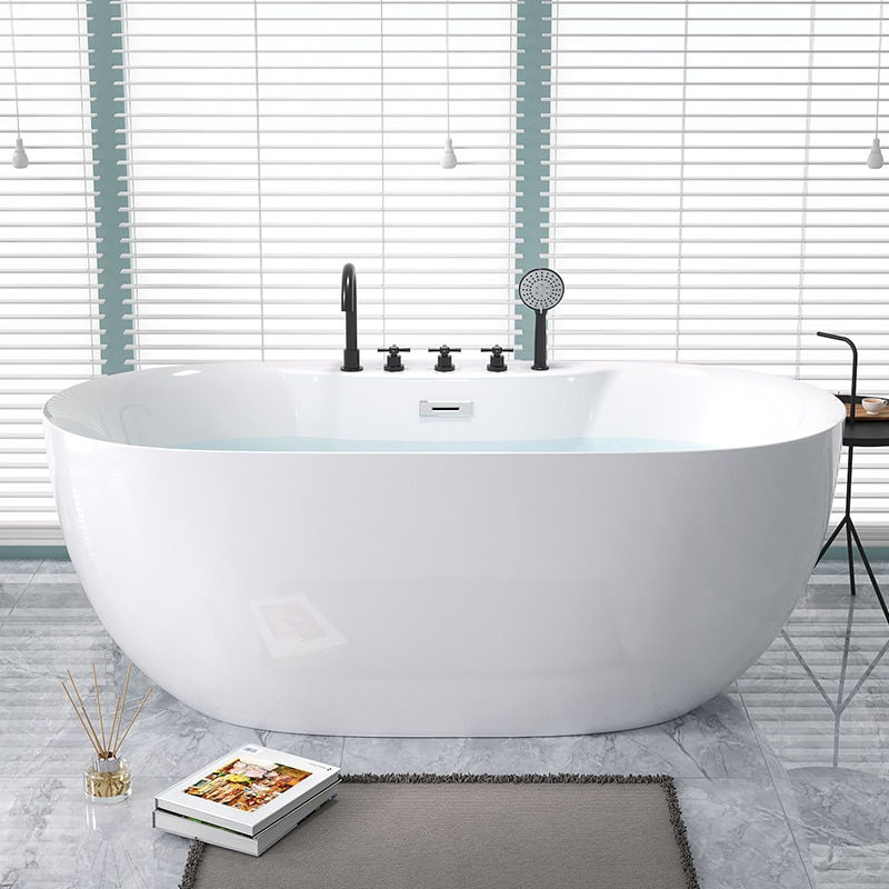 Miniaturbild: By sea White Acrylic Bathroom bathtub 12001300/1400/1500/1600/1700mm European s