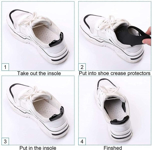 Miniature : 1 Pair - Shoes Crease Protector Against Shoe Creases, for Running Casual Shoes