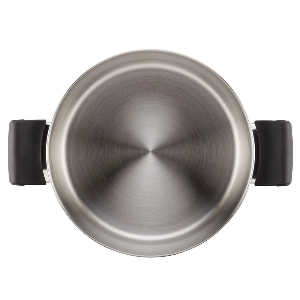 Thumbnail: Classic Traditions Stainless Steel Cookware Set with Ceramic Frypans, 12-Piece 