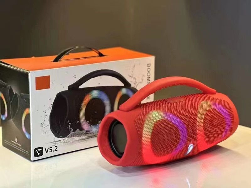 Thumbnail: 100W high power bluetooth speaker portable RGB colorful light waterproof wirele