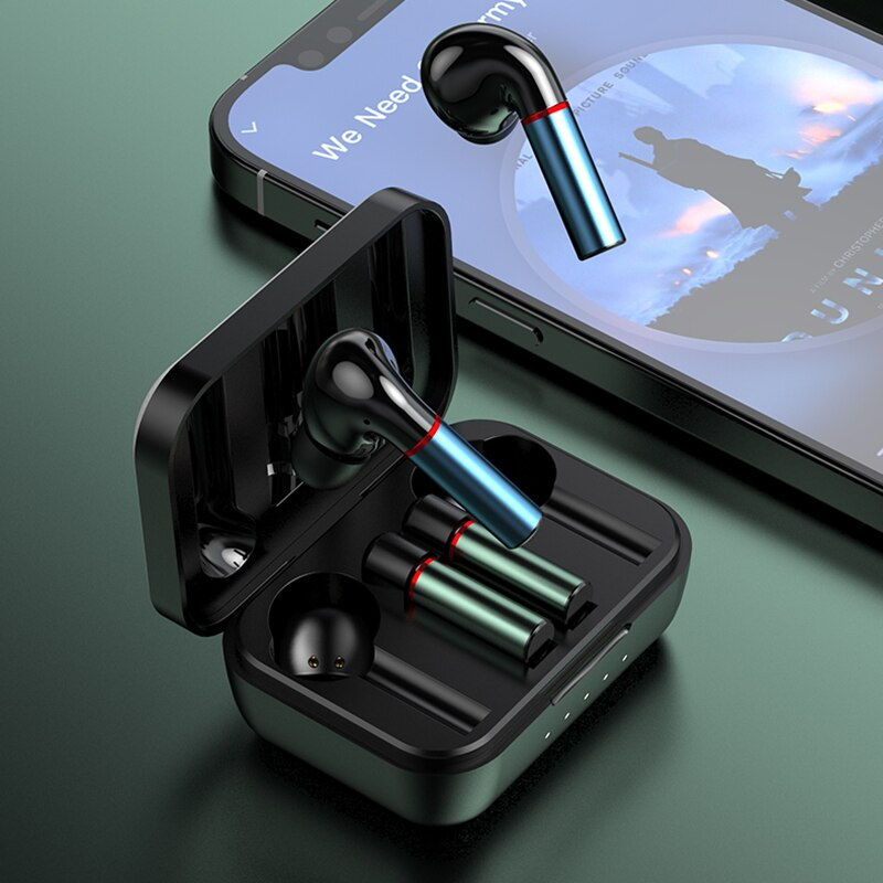الصورة المصغرة: Magnetic Suction Ultra-long Battery Life Bluetooth Headset Wireless In-ear Runn