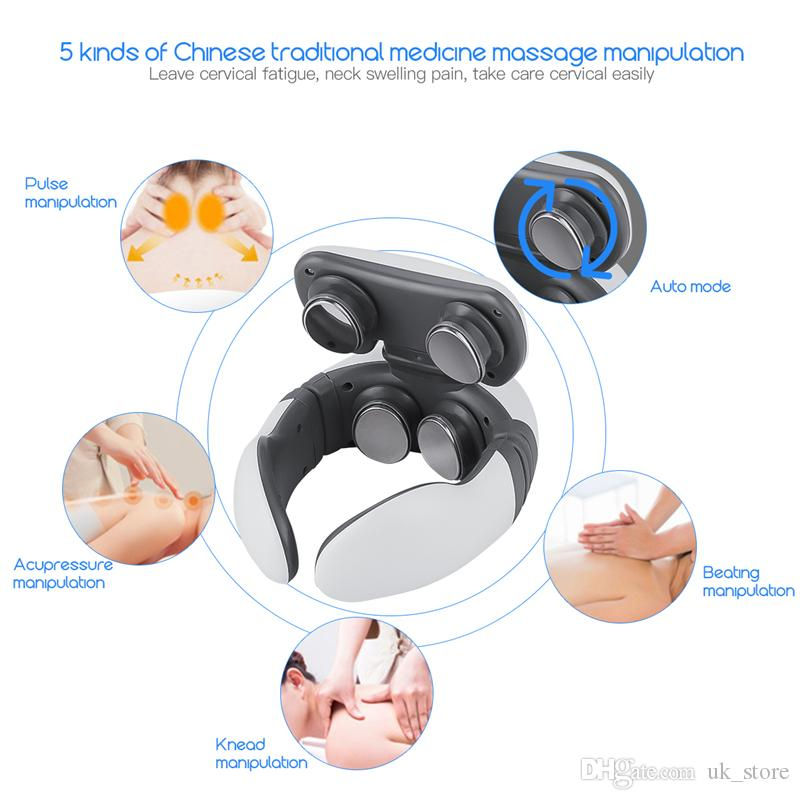 Miniature : Electric Neck&Back Massager Magnetic Pulse Acupuncture for Therapy Pain Relief 