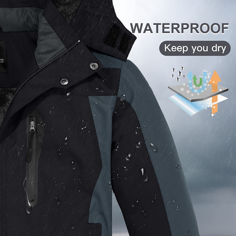 Miniatura: FARVALUE Mens Waterproof Ski Jacket Warm Winter Snow Coat Windproof Snowboardin