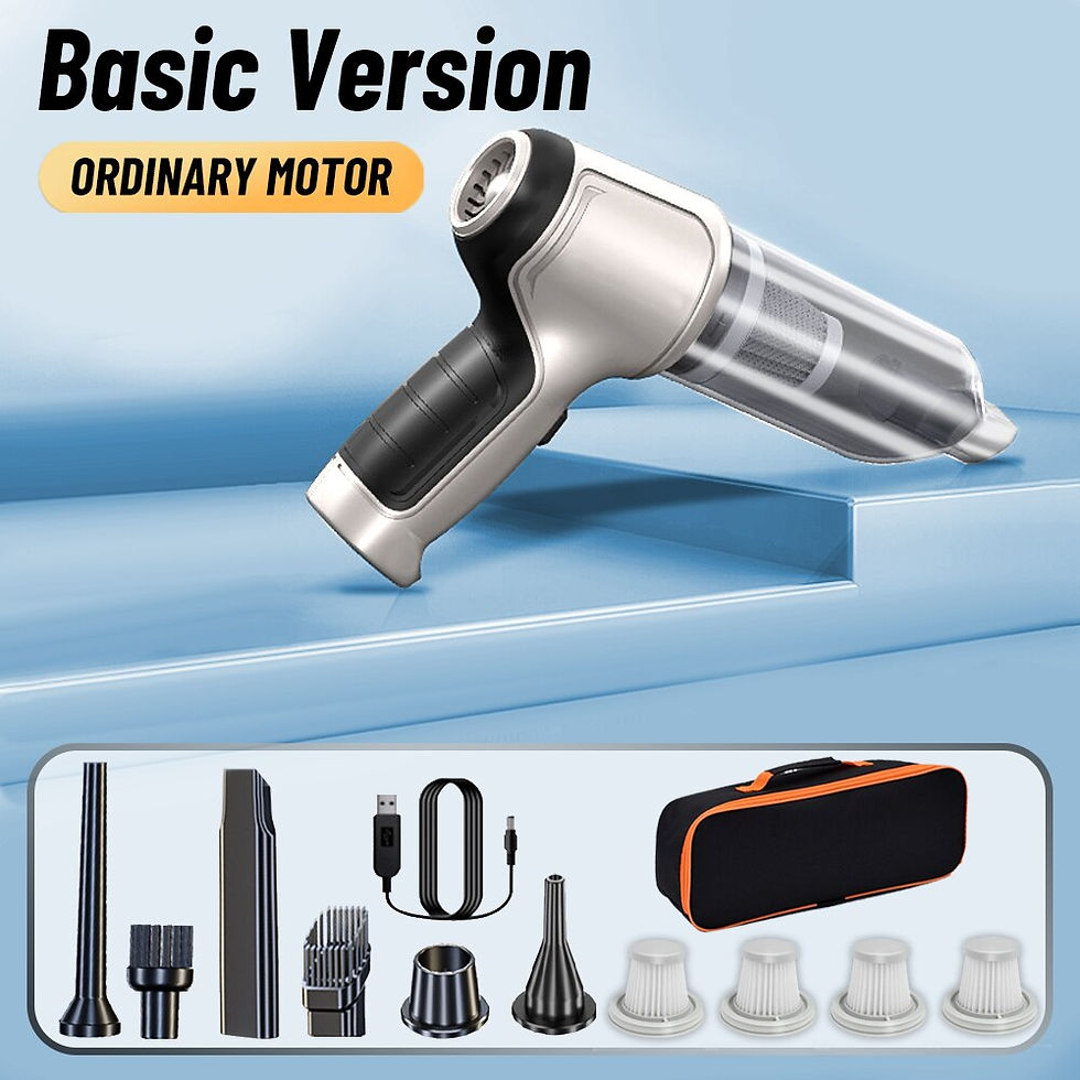 Thumbnail: Car Vacuum Cleaner Wireless Handheld for Home Car Accessories Desktop Keyboard 