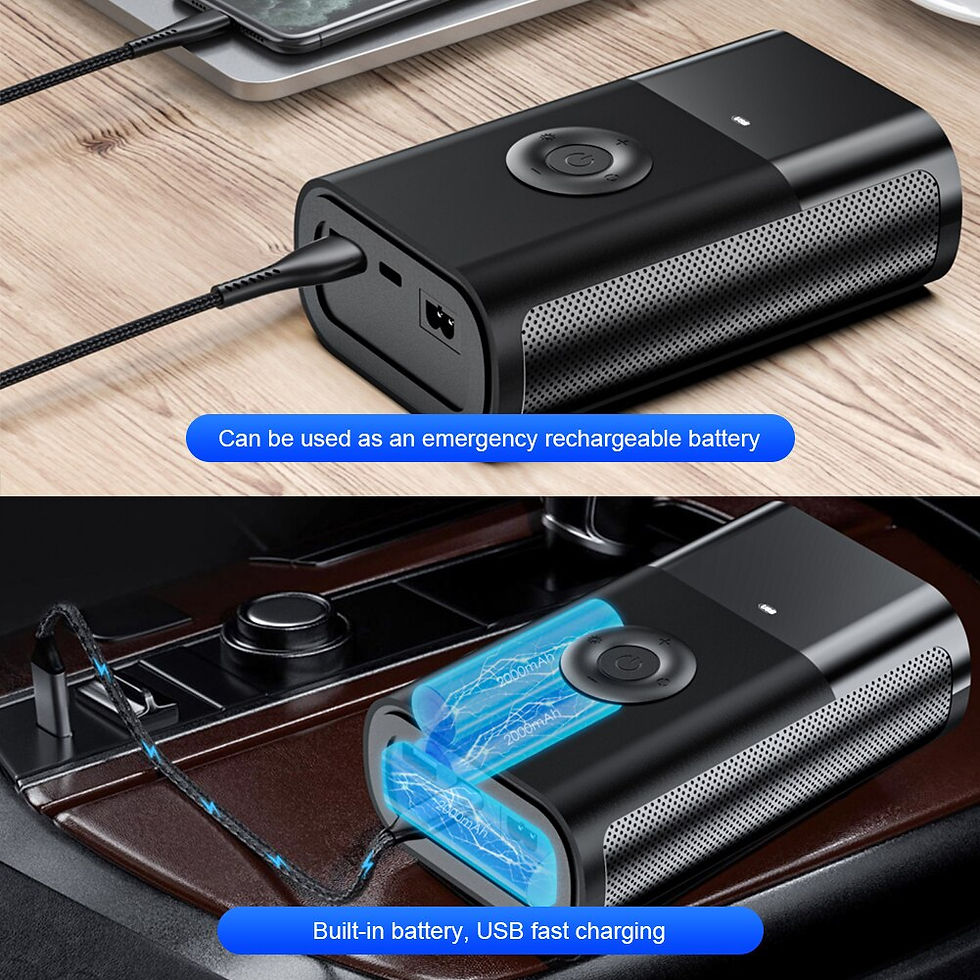 Thumbnail: Car Electrical Air Pump Mini Portable Wireless Tire Inflatable Pump Inflator Ai