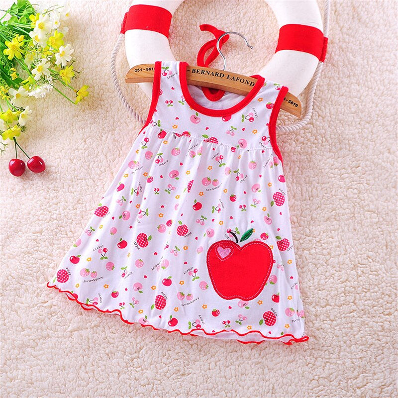 Thumbnail: New Baby Summer Dress Skirt Toddler Dresses Kids Clothes Girls Cotton Princess 