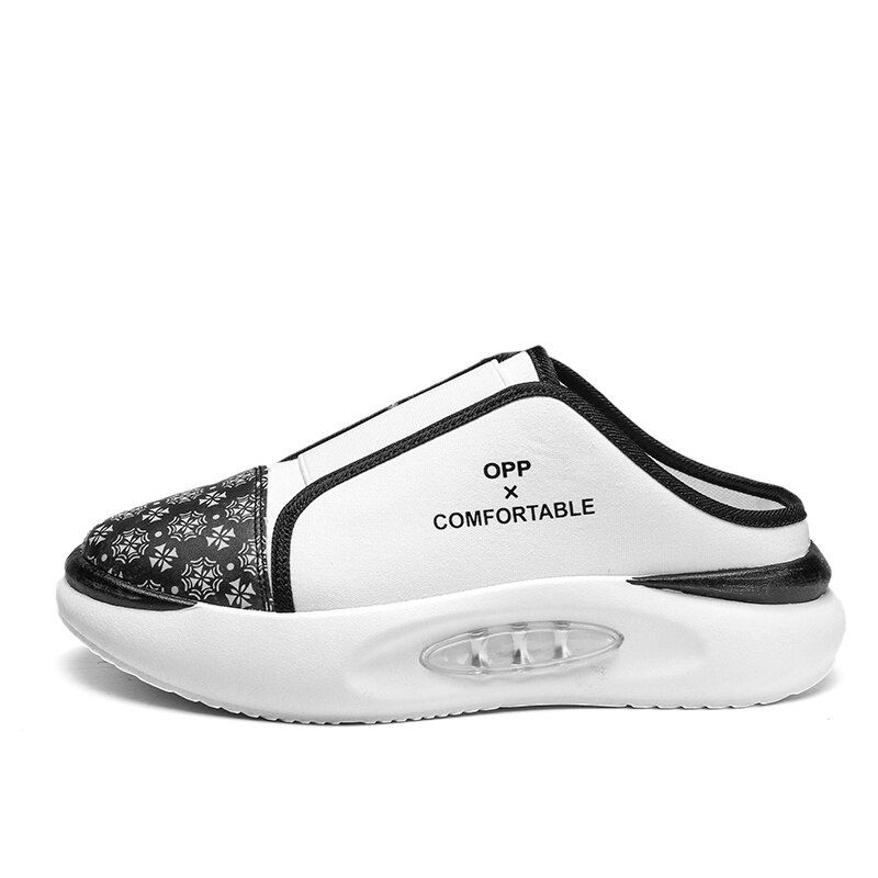 Miniature : 2023 Men Slippers Slides Outdoor Sandals High Quality Men Non-slip Thick Bottom
