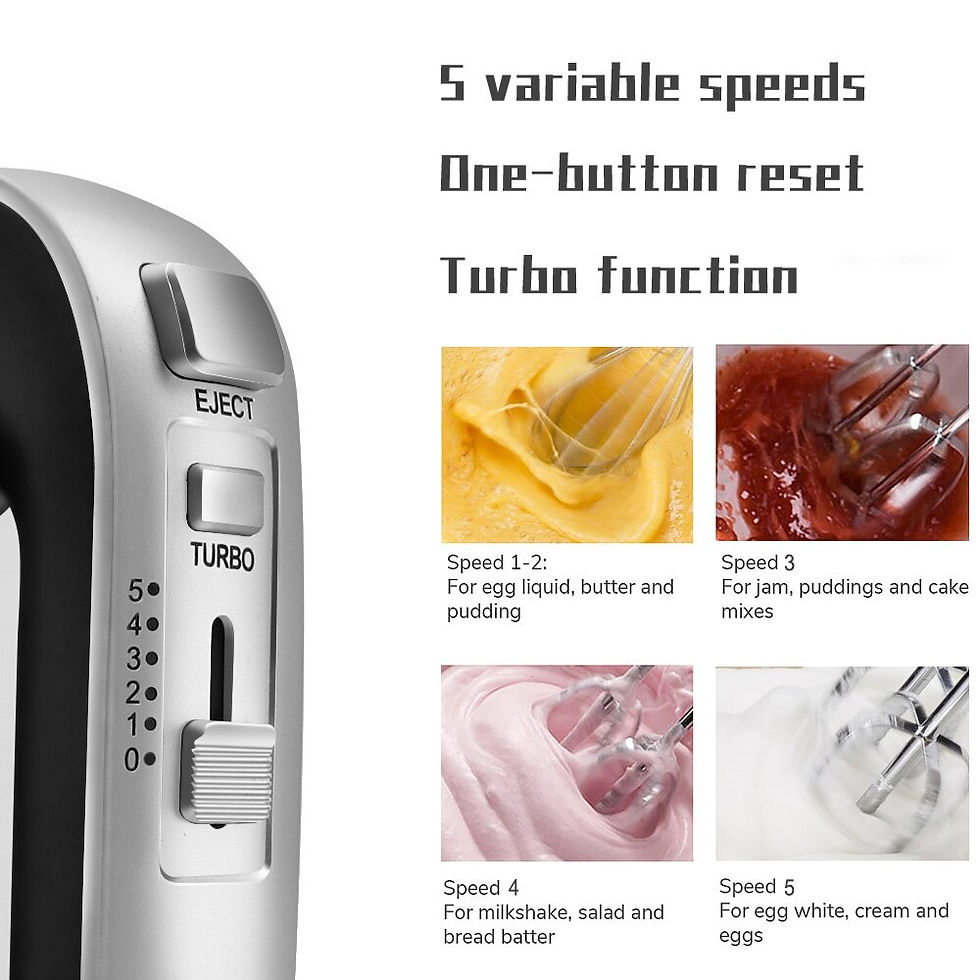 Miniaturbild: Electric Food Blender for Kitchen Appliance Food Processor Handhold Mixer with 