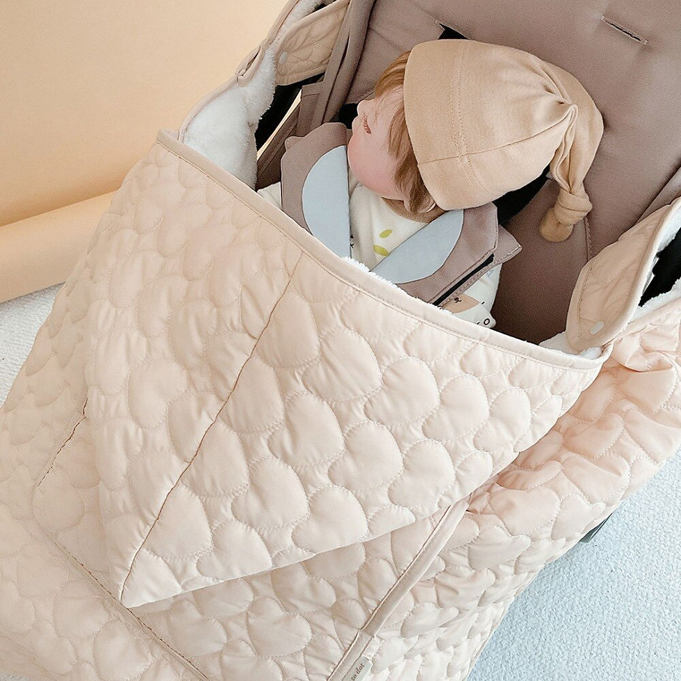 Thumbnail: Winter Baby Stroller Blanket Cloak Cover Embroidered Bear Windproof Blankets Ne