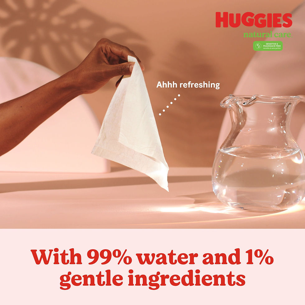 Miniaturbild: Huggies Natural Care Sensitive Baby Wipes (Options Available)
