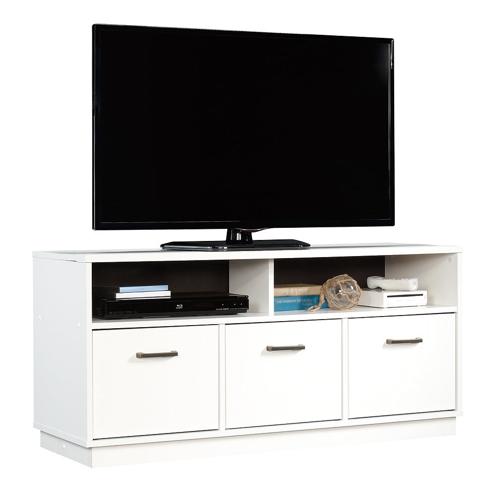 Thumbnail: Living Room Cabinets 3-Door TV Stand Console for TVs Up To 50"