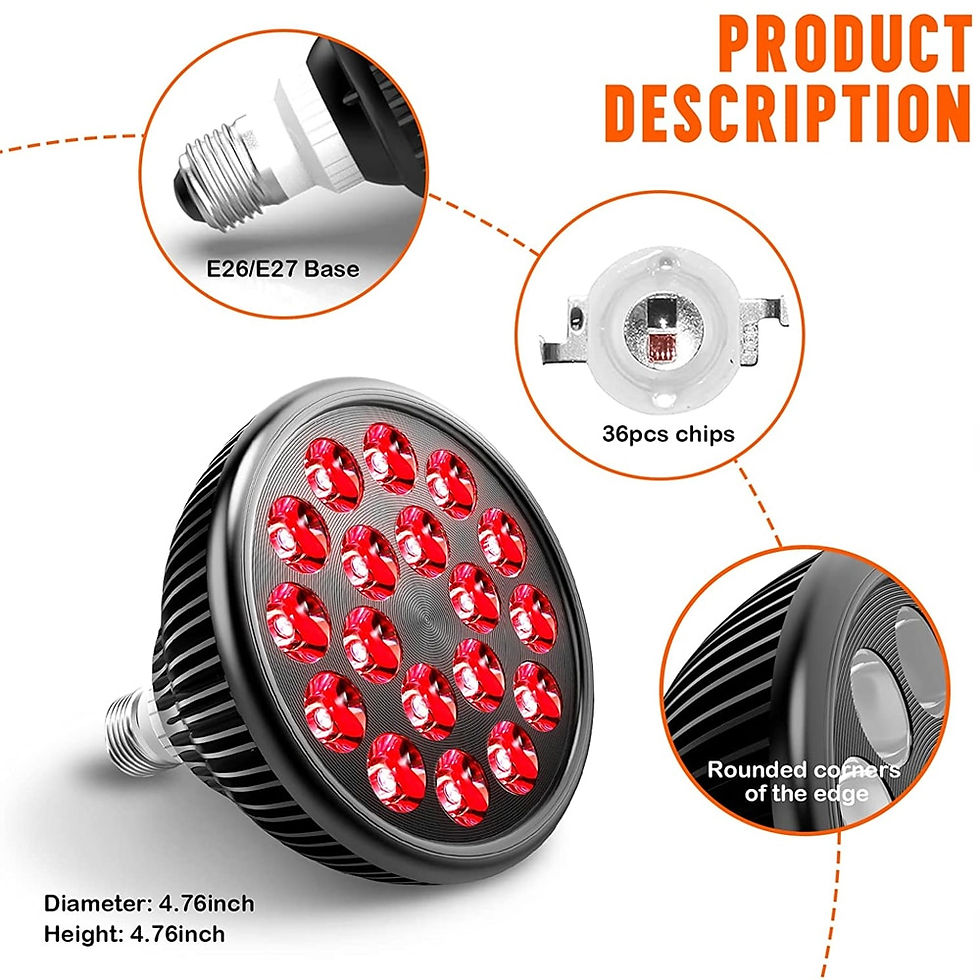 Miniaturbild: 54W Dual Chip 660nm 850nm LED Infrared Red Light Therapy Machine LEDs All Brigh