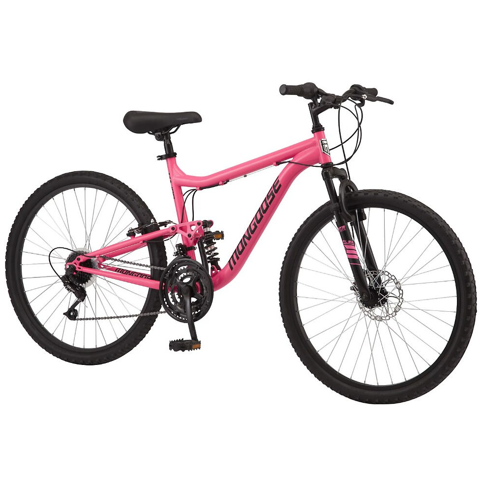 Thumbnail: Major Mountain Bike, 26-inch wheels, 21 speeds, pink, womens style frame