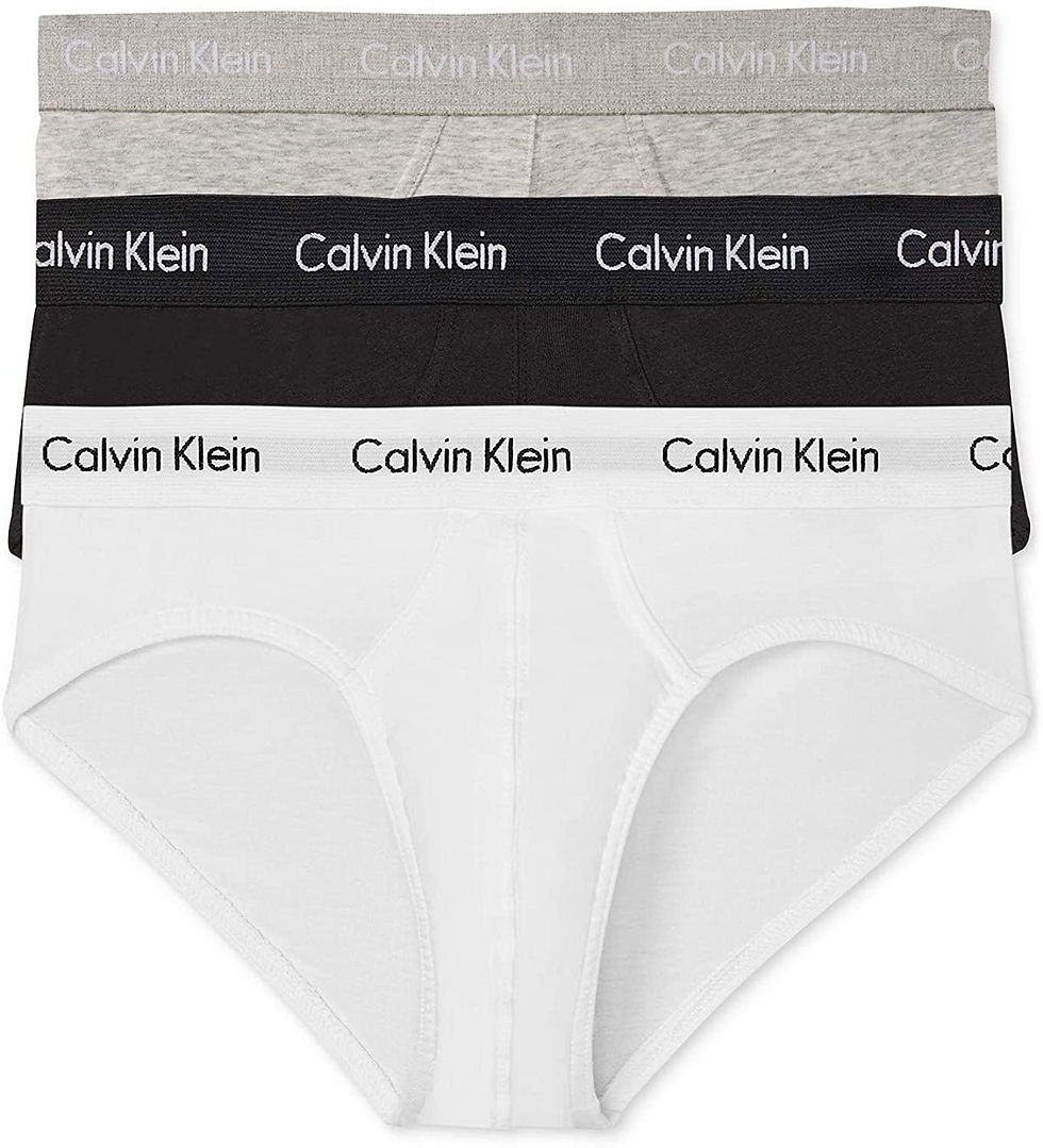 Thumbnail: Calvin Klein Men's Cotton Stretch 3-Pack Hip Brief