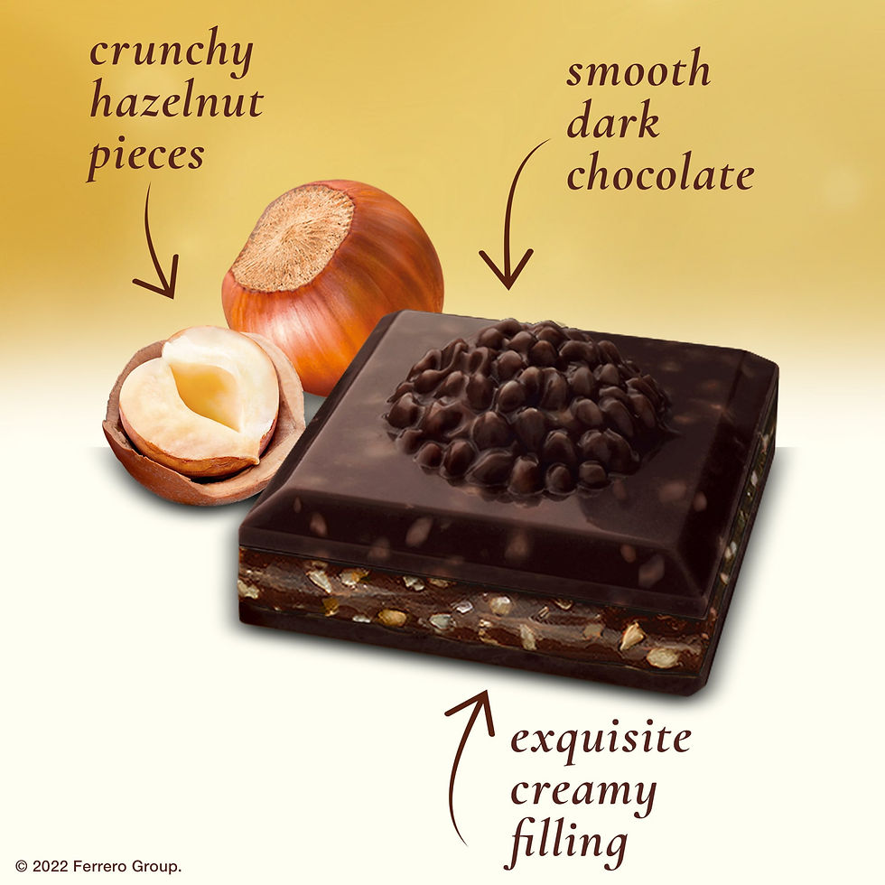 Miniature : Ferrero Rocher Premium Chocolate Bar, Dark Chocolate Hazelnut, ​A Great Easter 