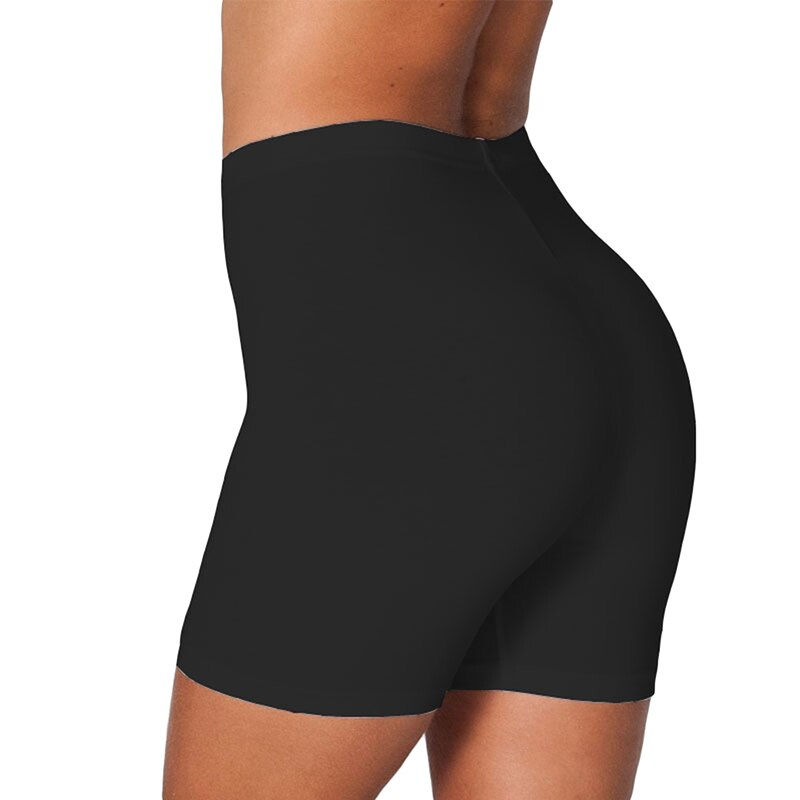Thumbnail: High Waist Push Up Fitness Leggings Crop Wide Waistband Cycling Short Leggings 