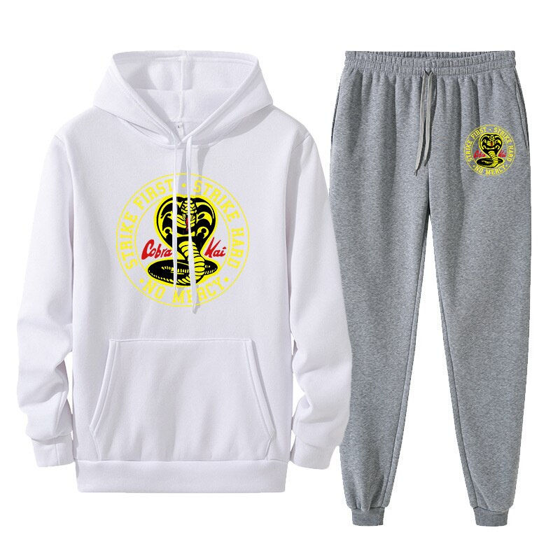 Thumbnail: Hoodie Set Men's Oversize Track and Field Winter Hip Hop Street Casual Jogging 