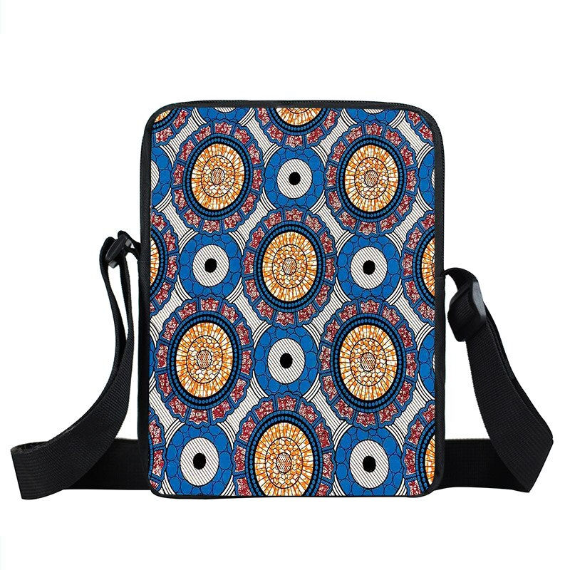 Thumbnail: Afro Style Messenger Bag Travel Portable  African Woman Shoulder Bags Retractab