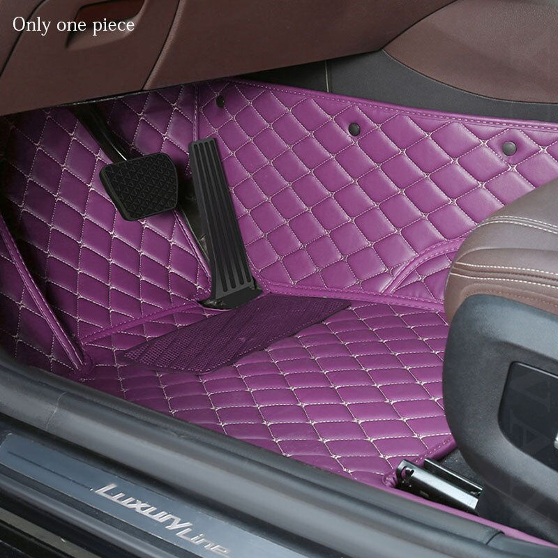 Miniature : YOTONWAN Custom Leather Car Foor Mat 100％ For Genesis GV70 GV80 GV90 Waterproof