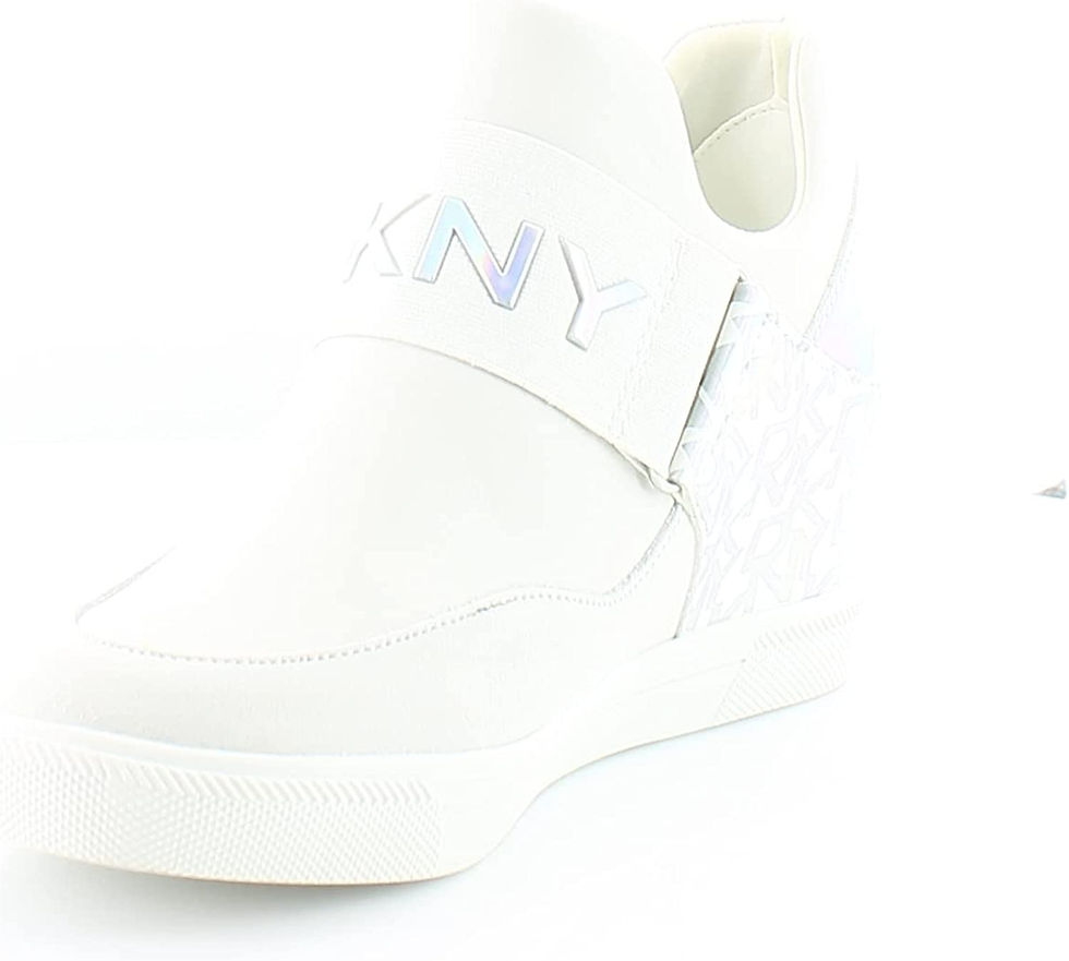 Thumbnail: DKNY Women's High-top Sneakers – Slip-on Shoes with Hidden Wedges