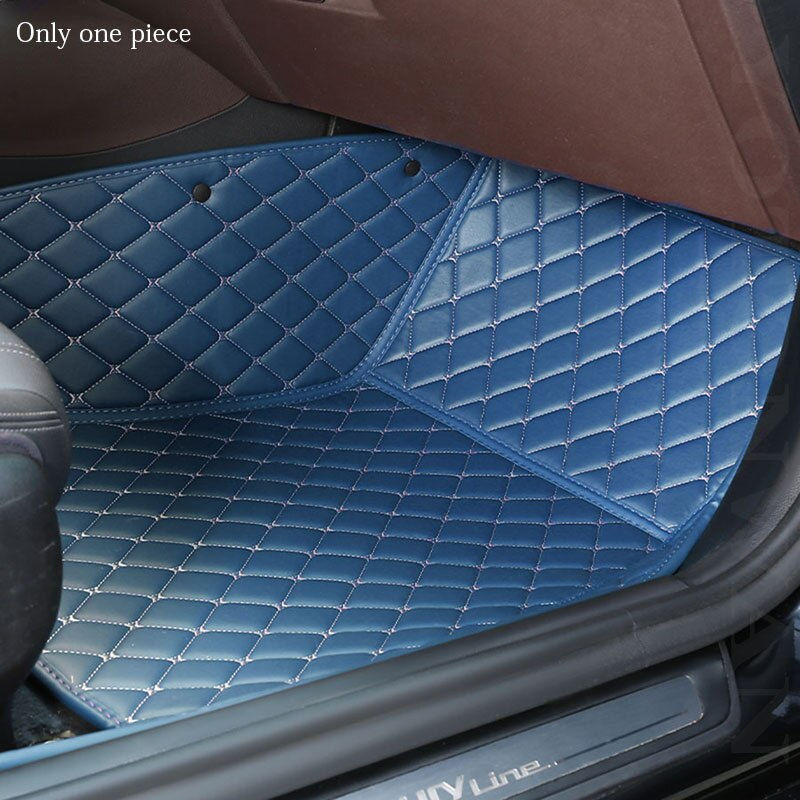 Miniatura: YOTONWAN Custom Leather Car Foor Mat 100％ For Tesla All Medels Models 3 Model S