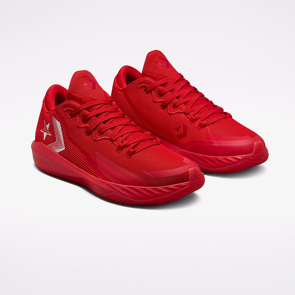 Thumbnail: Original Converse All Star Jet Mid Men 'S Red Basketball Sport Shoe 171306C - 6