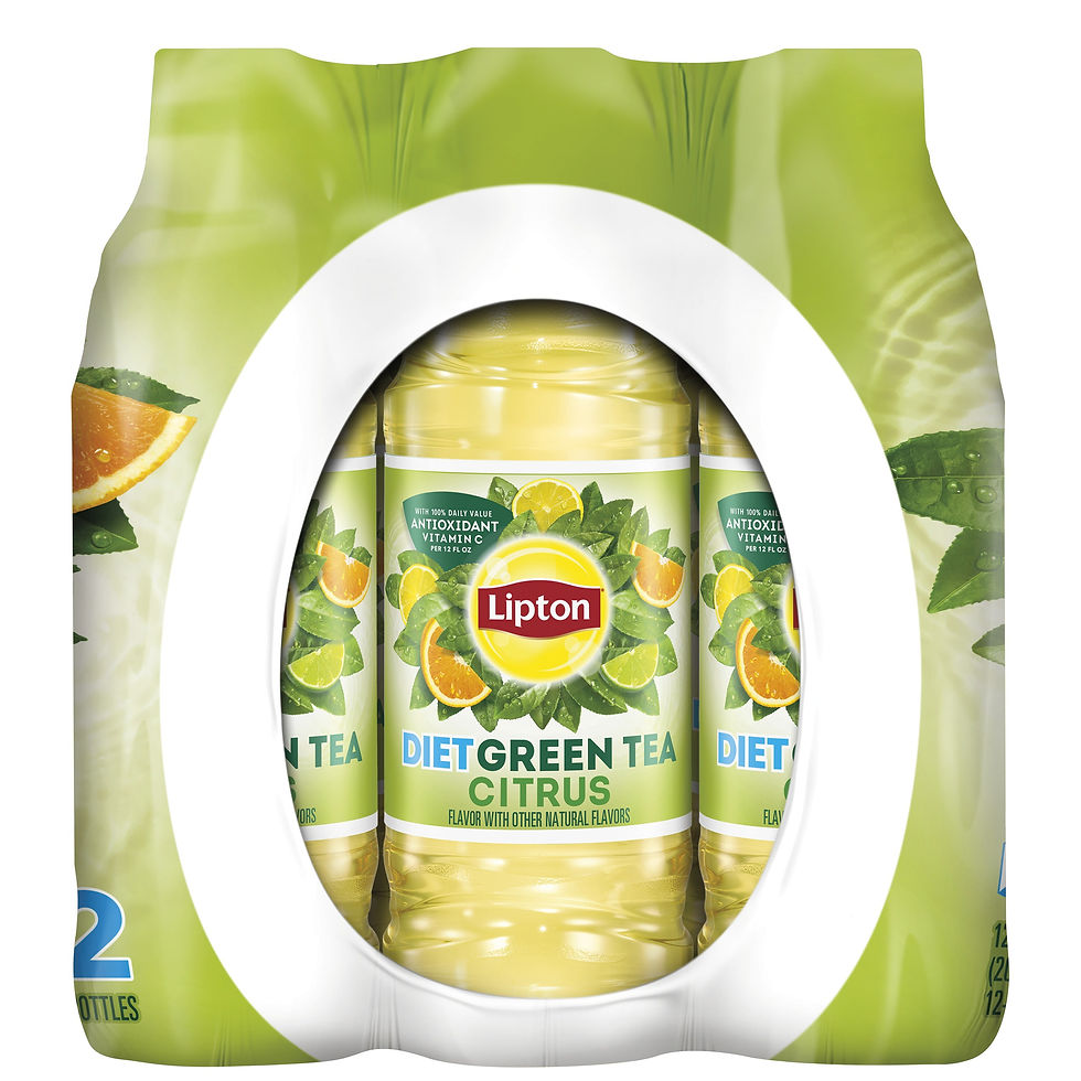 الصورة المصغرة: Lipton Diet Green Tea Citrus Iced Tea, 16.9 oz, 12 Pack